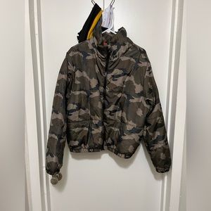 Camo Puffer Jacket